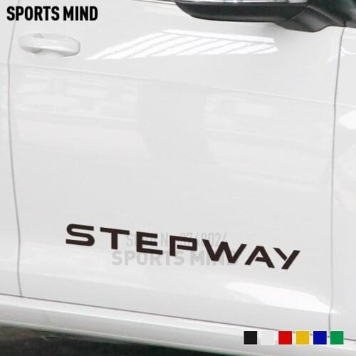 5 Pairs Customizable Car Styling Stickers Decal For Renault Dacia Duster Logan Lodgy Sandero Dokker Captur Stepway Accessories