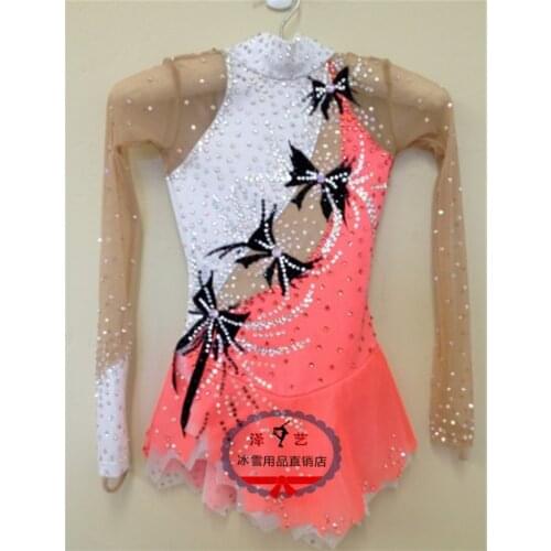 Girls Custom Figure Skating Dresses Graceful New Brand Ice Skating Dresses For Competition DR4115