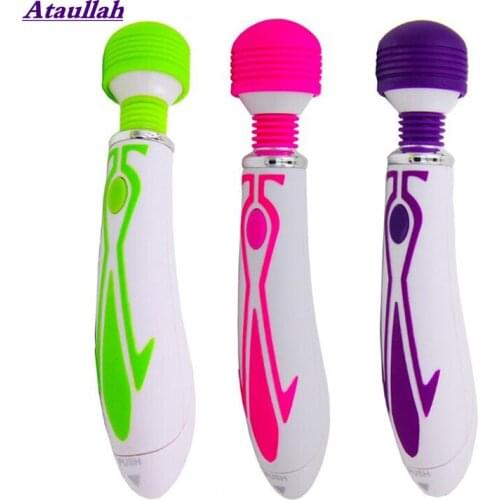 Ataullah djustable Powerful Quiet Vibration Massager AV Vibrator for Women Sex Toys Vagina Clitoris Stimulator Adult Toy ST092