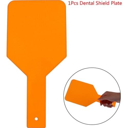 Hand-held Dental Shield Plate Eye-protective Board Curing Light Teeth Shields Teeth Whitening Dental Tools Light Filter Paddle