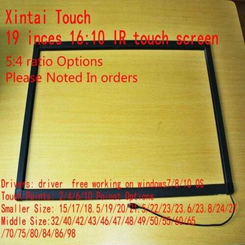 !!19 inch Multi 2 Touch Point Infrared Touch Screen Overlay IR Touch Panel Touch Frame