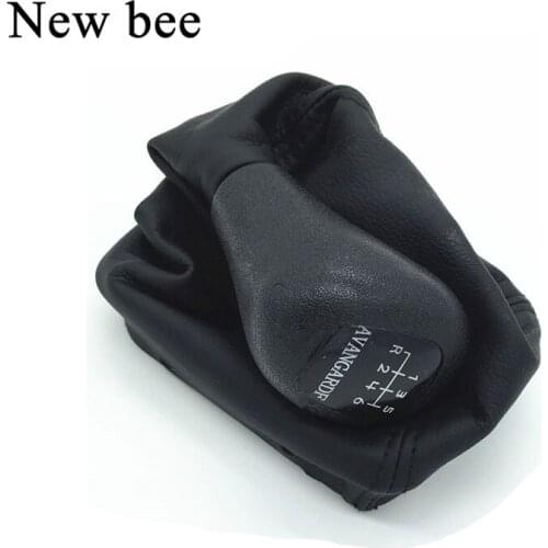 Newbee 5/6 Speed Car Styling Gear Shift Knob Lever Stick Boot Cover Case for Benz W202 C (93-01) W208 CLK (97-03) W210 E (95-03)