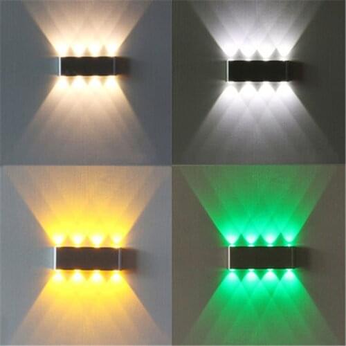Led Wall Lamp 6W 8W Aluminum Outdoor Up Down Wall Light For Home Stair Bedroom Bedside Bathroom Corridor Lighting