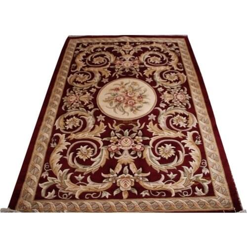 Woven carpet Wool Large Carpet Floor Use carved Rectangular Aztec Blanket Wool Knitting Carpetscarpet 3d carpet