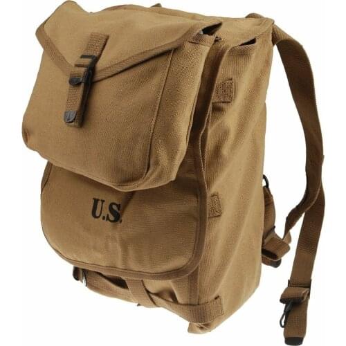 WWII US MUSETTE ARMY M1928 HAVERSACK KNAPSACK OUTDOOR BACKPACK CAMPING BAG