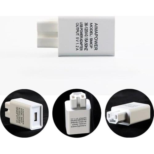 Motorcycle Mobile Phone Charger Suitable for 36-120V Electromobile Electric Vehicle USB 5V 2.1A Car Charging Adapter