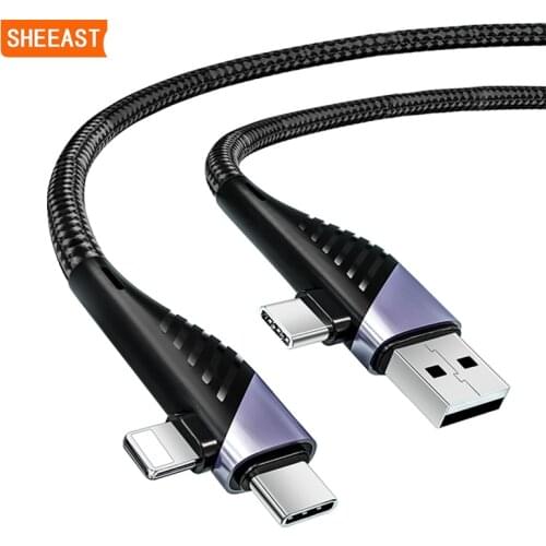 4 in 1 Charging Cable Data PD65W Fast Charging 5A USB C to TypeC For iPhone PD18W MacBook Pro Huawei Xiaomi Samsung Phone laptop