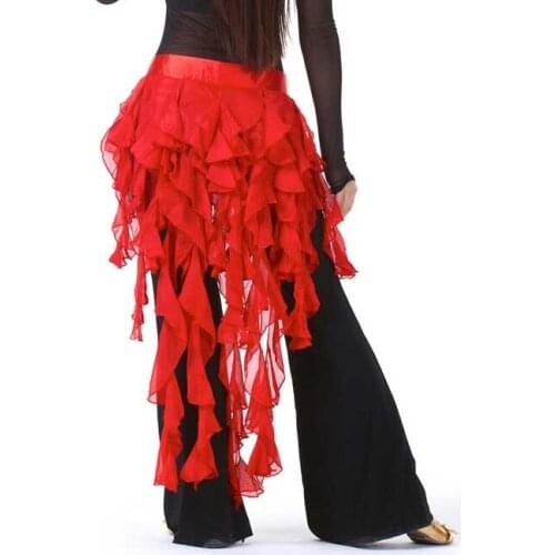 DJGRSTER 2019 New Belly Dance Accessories Dancing Wear Hip Scarf Peacock Costumes For Women Indian Dance Tassel Belly Dance Belt