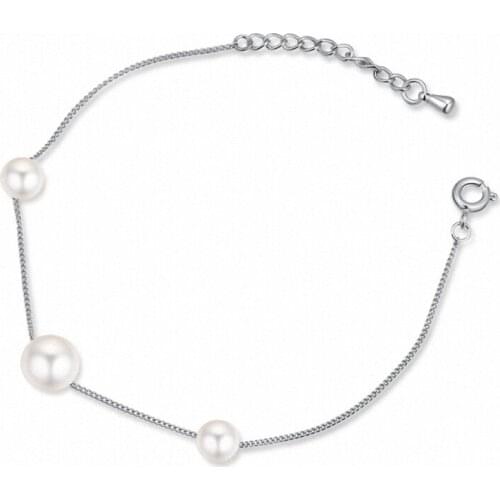 Dans Element Austrian Crystals jewelry Pearl White gold Color Fashion bangle for women Brand new sale Vintage #133325