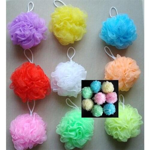 1Pcs Shower Wash Sponge Product Bath Tubs Cool Ball Bath Scrubber Body Cleaning Mesh Bath Ball