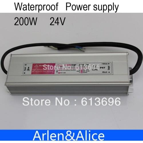 200W 24V 8.3A Waterproof outdoor Single Output Switching power supply for LED