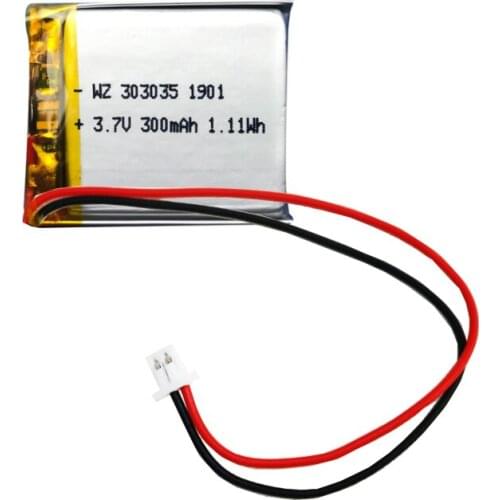 303035-300mah electronic lighter whip boat 3.7V rechargeable polymer lithium battery