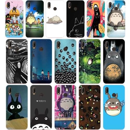 30AA Cute Totoro Silicone TPU Protective Cover Phone Case On For Huawei P20 30 Pro Lite Case Soft