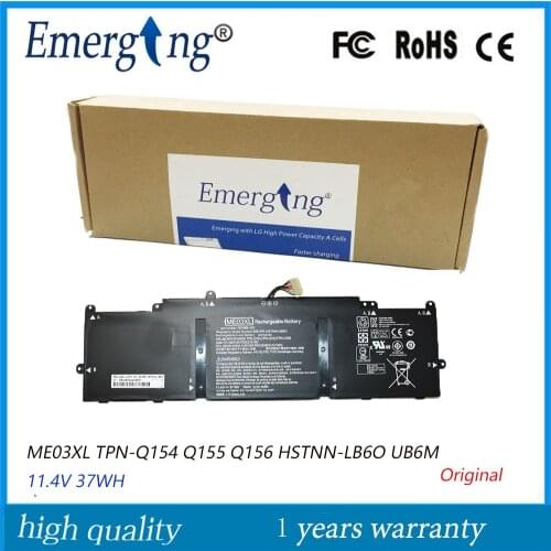 11.4V 37WH Original New Laptop Battery ME03XL for HP Stream 11 13 Series 11-d004TU d005TU 6TU 787521-005 HSTNN-UB6M TPN-Q154