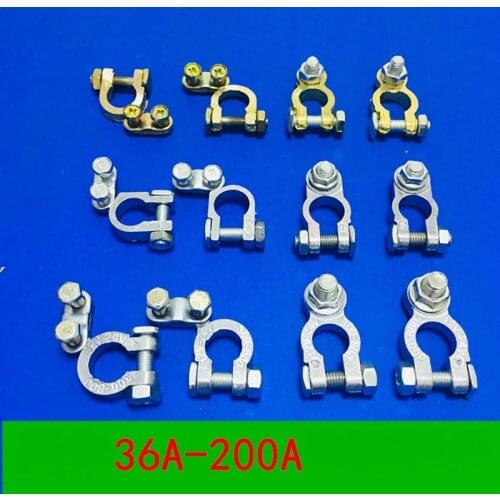 Automotive Battery Clamp Battery Pile Head Livestock battery connector thickening Battery terminal Positive and negative pairs