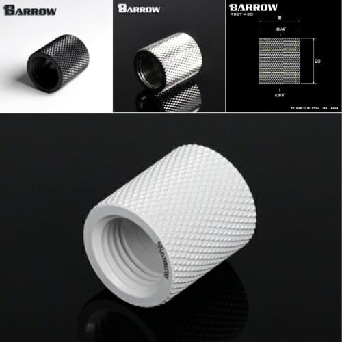 Barrow G1/4" 20mm Dual Female Thread Joint Fitting Connector TBZT-A20