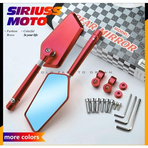 Motorcycle Mirrors Motorbike Moto CNC Rearview Side Mirror Case for Honda MSX 125 PCX 125/150 PCX150 PCX 150 Kawasaki Yamaha