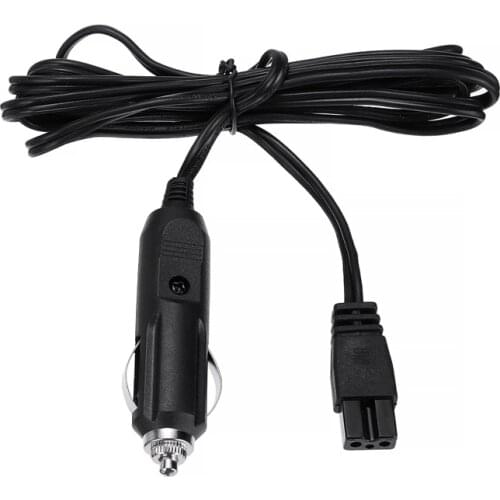 DC 12V 2M Cigarette Lighter Cables Plug 2 Pin Connection Lead Cable Wire Plug Suitable For Car Cooler Box Mini Fridge 12V