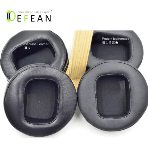 Defean Replacement 115mm Leather ear pad cushion pillow seal for headphones 4.5" 4 1/2 inch 11.5cm headpset