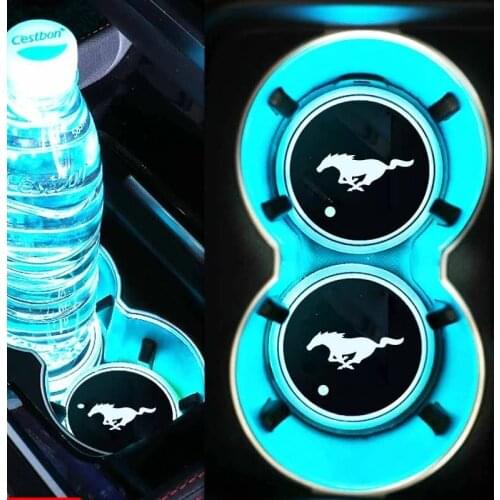 2pcs Fashion Led Atmosphere Light For Water And Water Decorative Light For Ford mustang gt focus sport Car Accessories