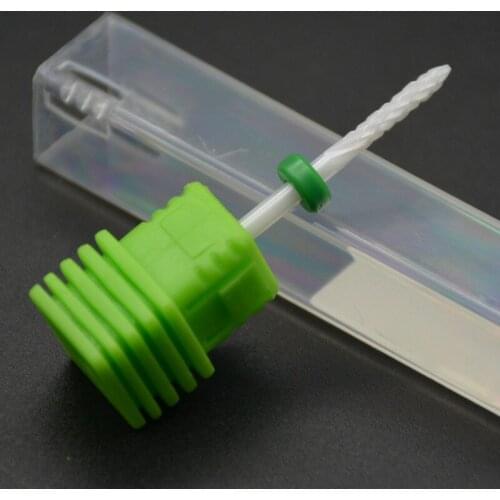 MAOHANG Ceramic Nail Drill Bit Rotary File Nail Manicure Pedicure machine accessories 3/32" Shank Coarse under nail cleaner bit
