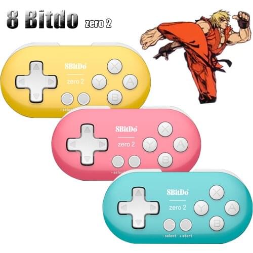 8BitDo Zero 2 Bluetooth Gamepad for Nintendo Switch Windows Android macOS for Raspberry pi 2B/3B/3B+/4B/zero/zero W/zero WH