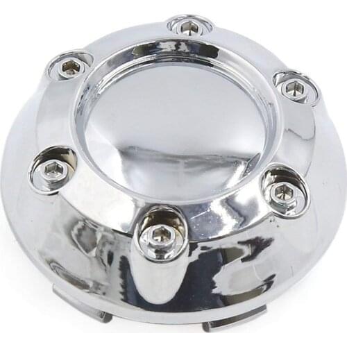 6 Clips 68mm Diameter Car Auto Silver Tone Wheel Center Hub Cap Cover