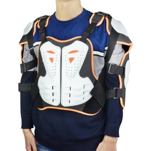 2021 Motorcycle Jacket Body Armor Motorcycle Motocross Moto Vest Back Chest Protector Off-Road Dirt Bike Protective Gear