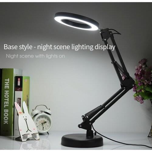 Portable Table Lamp Nail Beauty Lamp Embroidery Special Lamp LED Cold Light Dimming Eyebrow USB Clip Lamp