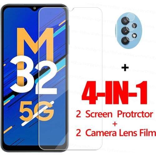 Clear Glass For Samsung Galaxy M32 5G Screen Protector For Samsung Galaxy M32 5G Tempered Glass Phone Film For Samsung M32 5G