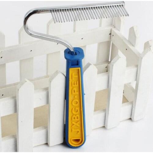 Pet Dog Rake Comb Puppy Cat Stainless Steel Grooming Brush for Dogs Cats Flea Comb Short Long Hair Fur Shedding Remove Supplies