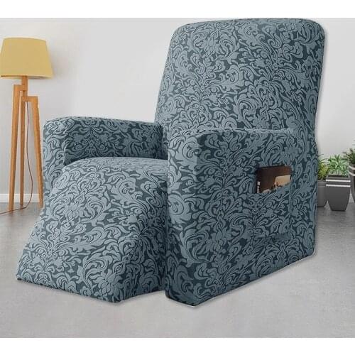 Lounge Recliner Chair Cover Relax Spandex Single Seat Sofa Slipcovers Jacquard All-inclusive Massage Armchair Cover Funda Silla