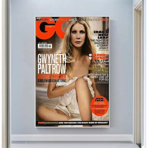Silk Cloth Wall Poster Gwyneth Paltrow Art Home Decoration Gift