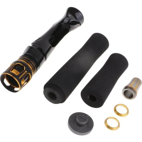 Super Strong EVA Handle Split Rear Grip Reel Seat Hard Fishing Rod Building Repair DIY Kit Replacement Tackles