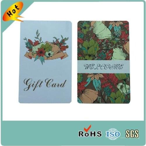 High quality customized 85.5*54mm plastic pvc full color printing business name card printing gift card