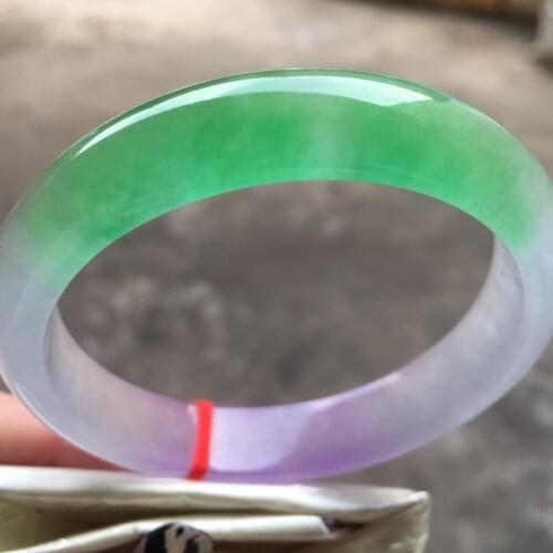 Koraba Certified (Grade A)100% Natural Jadeite JADE Bracelet Women Bangle