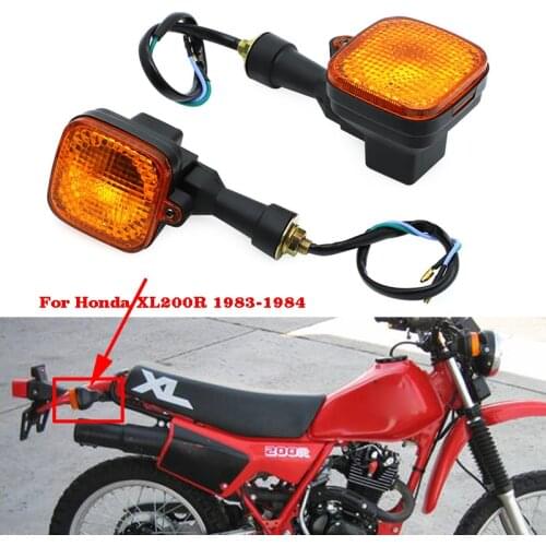2 piece Motorcycle Rear Signal Lamp Light Indicator For Honda Honda XL200R XL 200 R 1983 1984