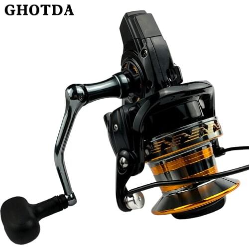 13BB Spinning Fishing Reel Metal Spool 12000 10000 9000 Series Spinning Reel Fishing Tackle