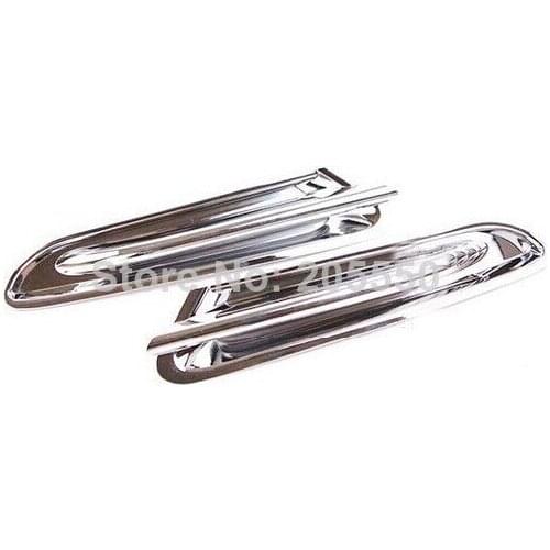 Front Headlight Lamp Eyebrow Cover Trim Exterior For Buick Encore OPEL VAUXHALL MOKKA 2013 Chrome 2pcs per set