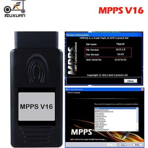 2021 A+++ Quality ECU Chip Tuning MPPS V16.1.02 for EDC15 EDC16 EDC17 Inkl CHECKSUM CAN Flasher Remapper
