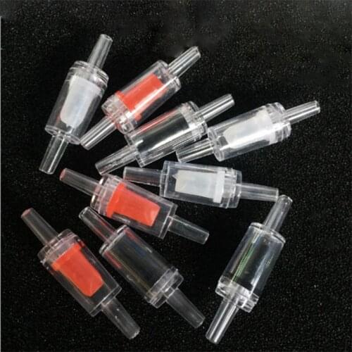 5pcs Aquarium Air Pump Check Valve 5 X One Way Non-Return Check Valve Aquarium Fish Tank Accessories Co2 System Air Pump