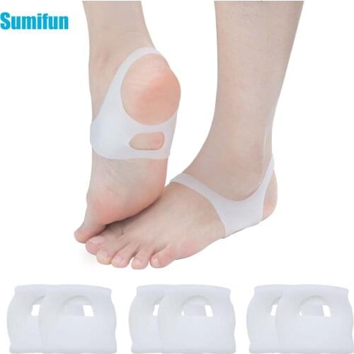 6pcs Sumifun O-type Foot Corrector Insoles Pads No Slip Shoes For Men And Women Silicone Orthopedic Insoles C1476