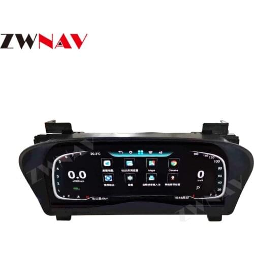 Digital Dashboard Panel Virtual Instrument Cluster CockPit LCD Speedometer For Toyota Alphard 30S Vellfire30 Android 9.0 Screen