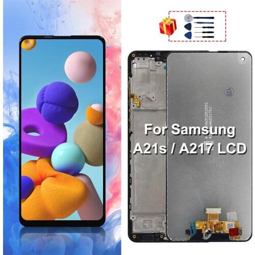 6.5" For Samsung Galaxy A21S Display A217F A217 LCD Touch Screen Digitizer For A21S LCD A217H A217F/DS Replacement Parts
