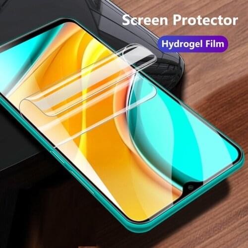 For Xiaomi Redmi 9 9A Redmi9 6.53" Front Slim Full Cover to Edge Soft TPU Hydrogel Film Explosion-proof Screen Protector