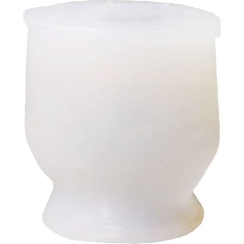 E8BD Handmade Halloween 3D Skull Candle Epoxy Resin Mold DIY Plaster Silicone Mould