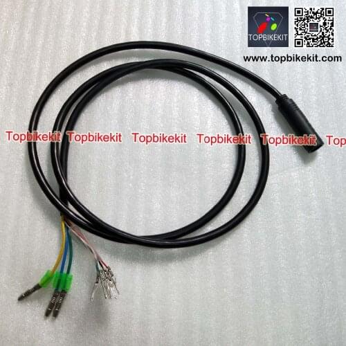 Ebike motor DC power cable/ 9pins cable with hall sensor 1.2m for electric bike / Ebike motor extend cable