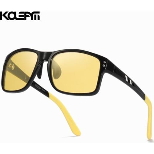KDEAM LUXURY Super quality Night Vision Glasses TR90 Frame Driving eyewear with case