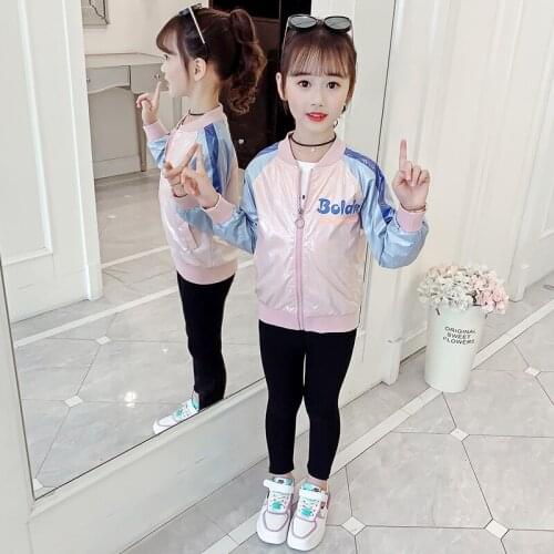 Girls Babys Kids Coat Jacket Outwear 2021 Lovely Spring Autumn Overcoat Top Sport Zipper Princess Toddler Childrens Clothing