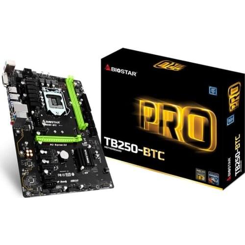 TB250-BTC Pro Biostar Tb250-btc Pro Motherboards Mining Motherboard B250